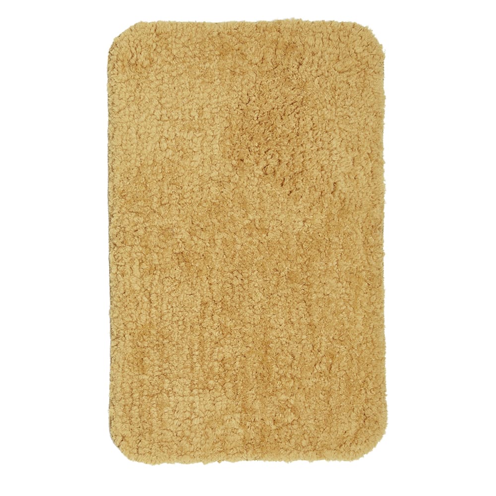 Tapis de bain tufté uni 50x80 cm jaune — vue 4
