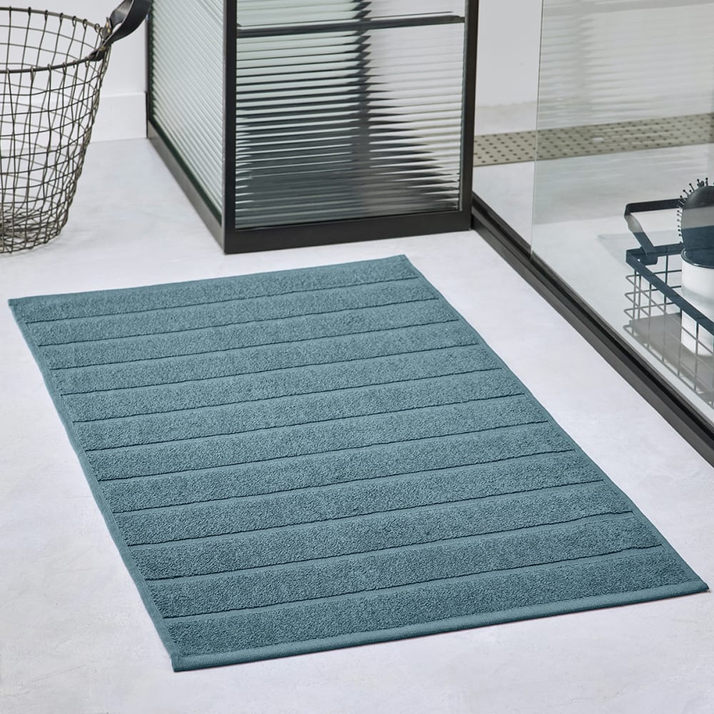Tapis de bain uni  50x80 cm Bleu