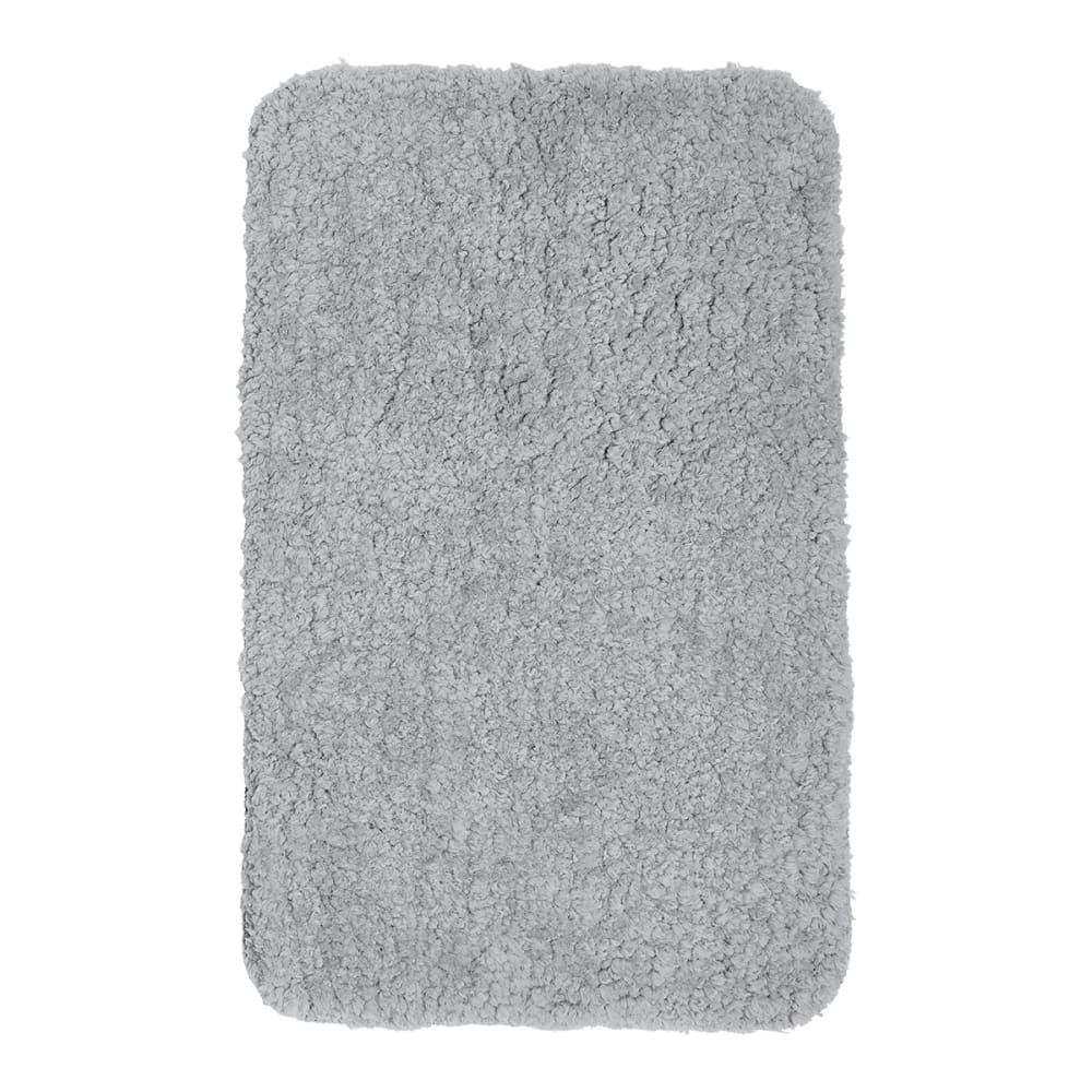 Tapis de bain tufté uni 50x80 cm gris — vue 4