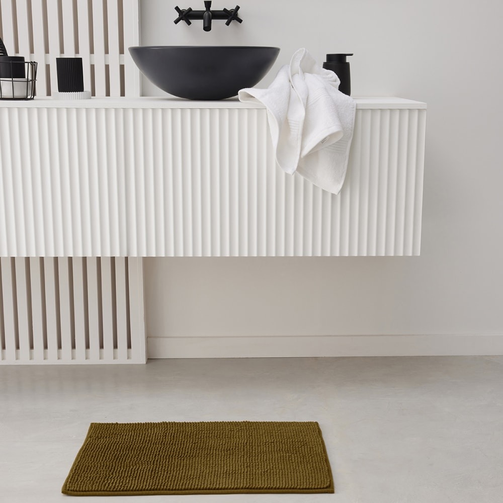 Tapis de bain Bubble uni  60x40 cm Bronze