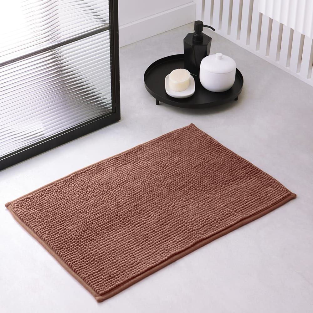 Tapis de bain Bubble uni  60x40 cm Rouge