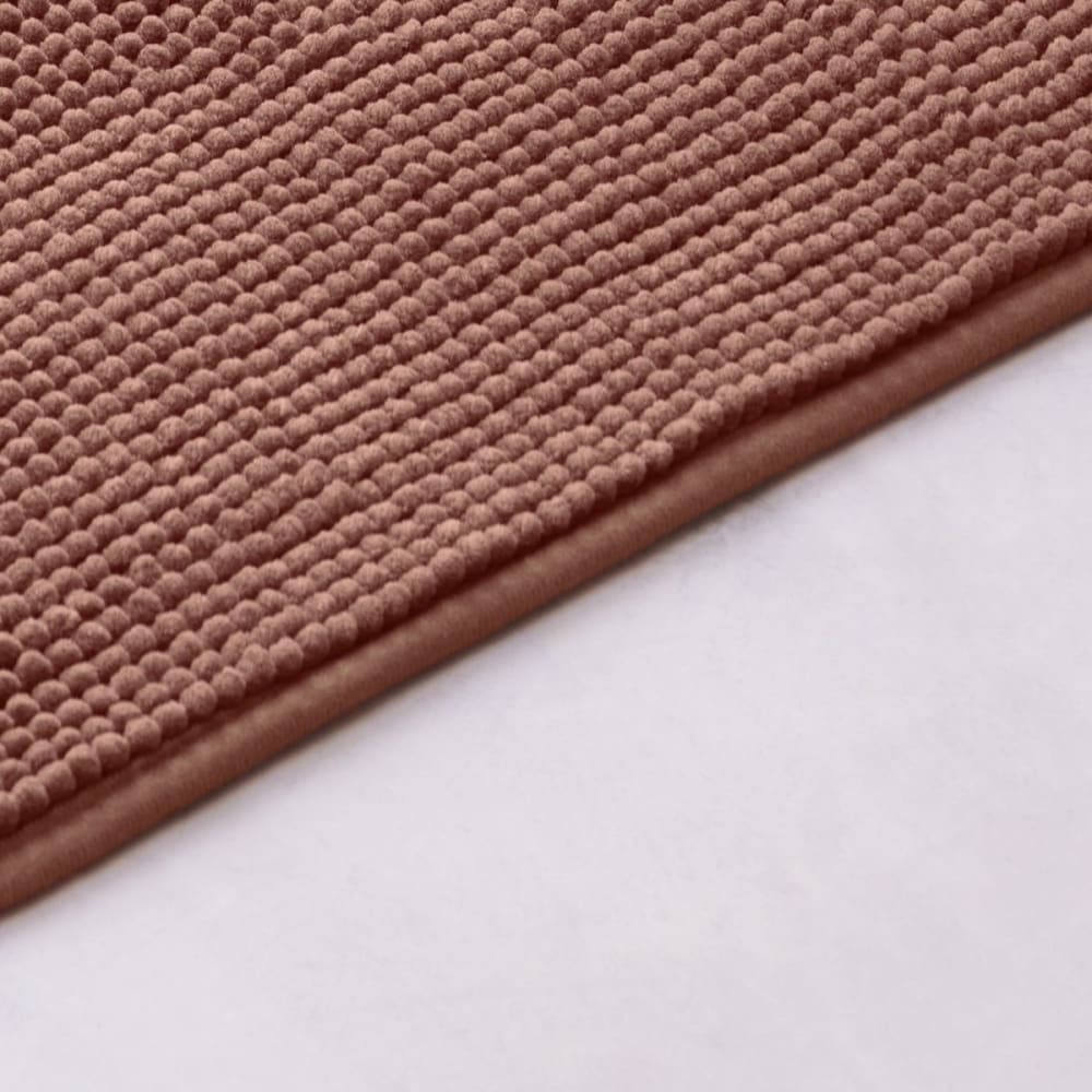 Tapis de bain bubble uni  60x40 cm rouge - Maisons du Monde