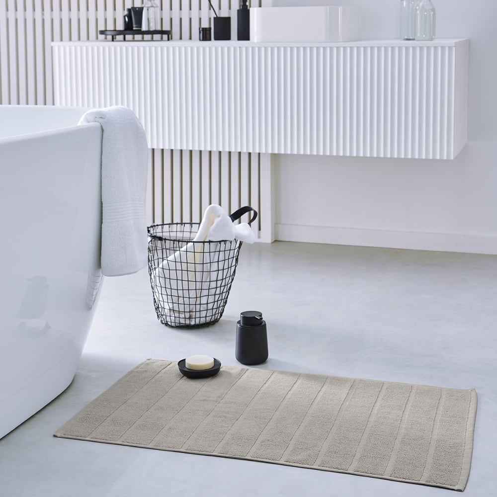 Tapis de bain uni  50x80 cm Beige