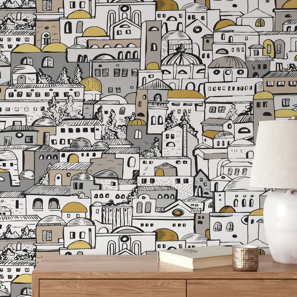 Papier Peint Paysage,papier écologique fin,200x280cm,8 feuilles