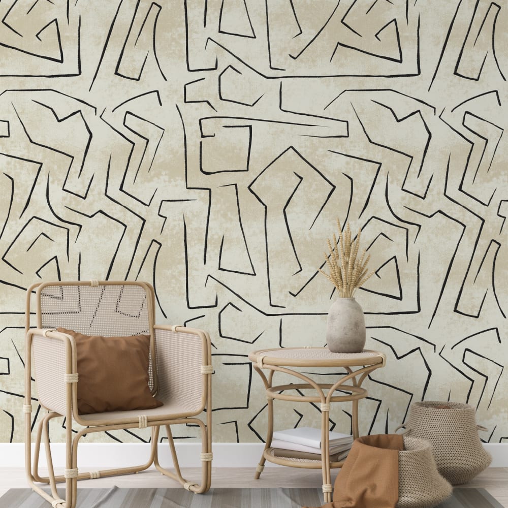 Papier Peint Graffiti, - feuilles