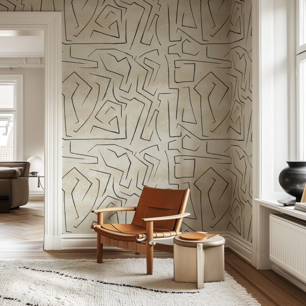 Papel Pintado Graffiti, papel auténtico, 200x280cm, 8 hojas - Maisons du Monde