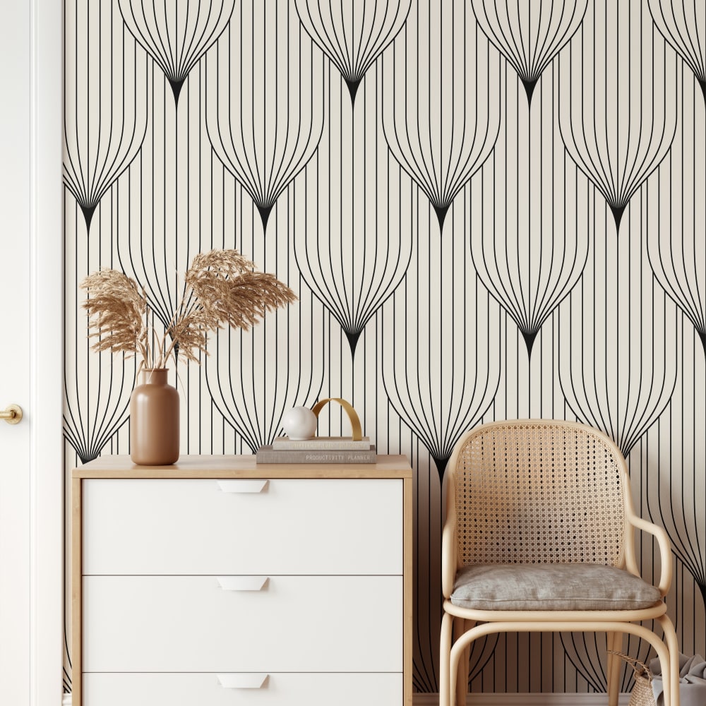 Papier Peint art Déco,