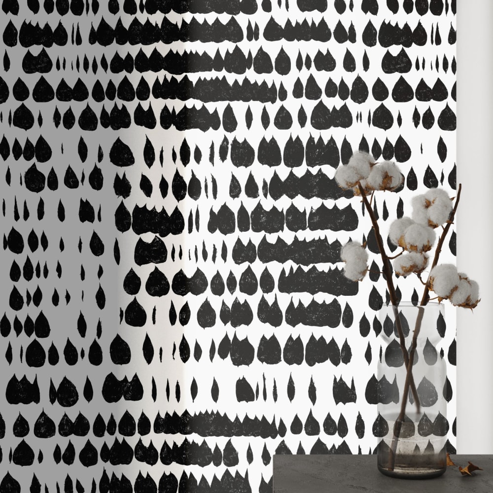 Papier Peint Scandinave, papier véritable, 200x280cm, 8 feuilles — vue 3