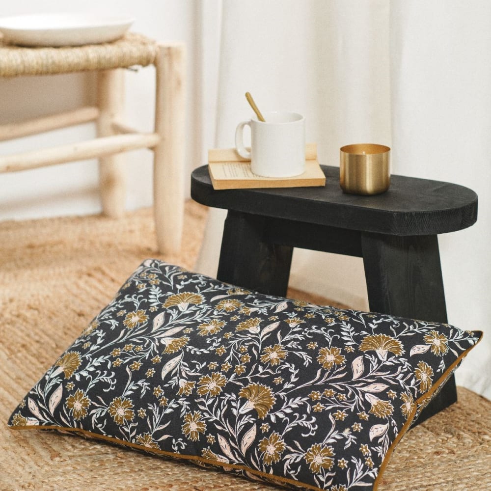 Coussin décoration imprimé en Coton Bronze 40x60 cm — vue 3