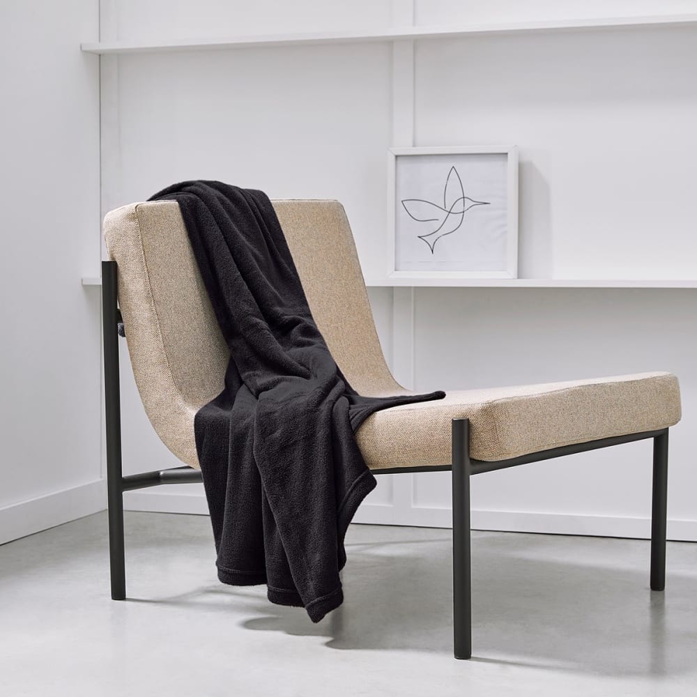 Plaid polaire uni 125x150 cm