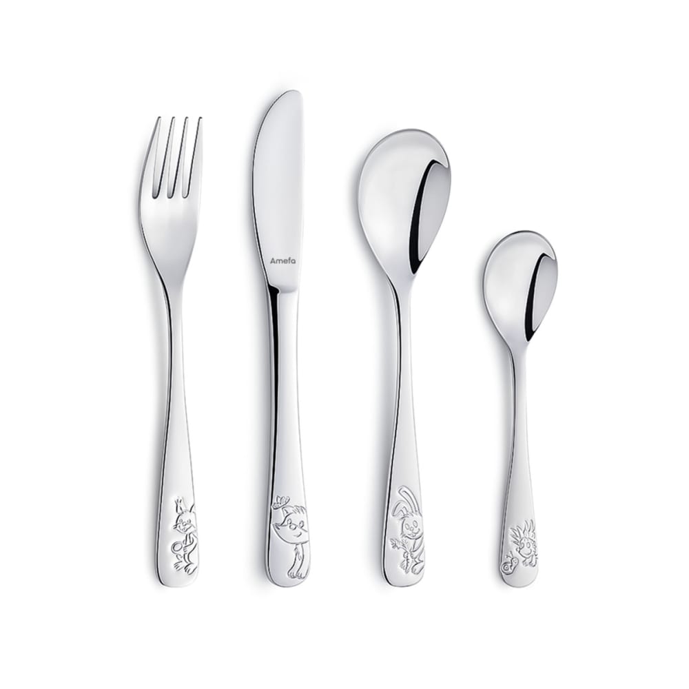 Coffret 4 couverts enfants en - inox Coffret 4 couverts enfants en - inox
