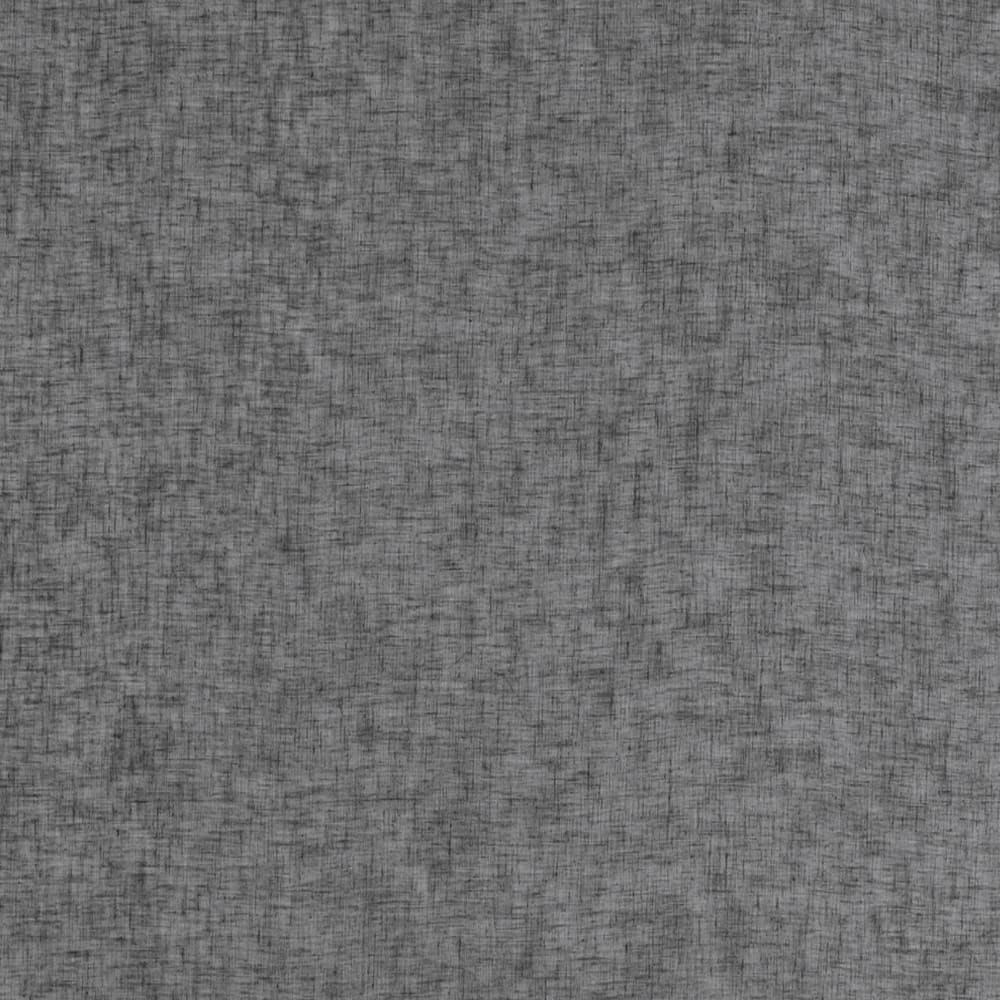 Rideau voilage tamisant en poly-lin gris anthracite 145x240 cm — vue 4
