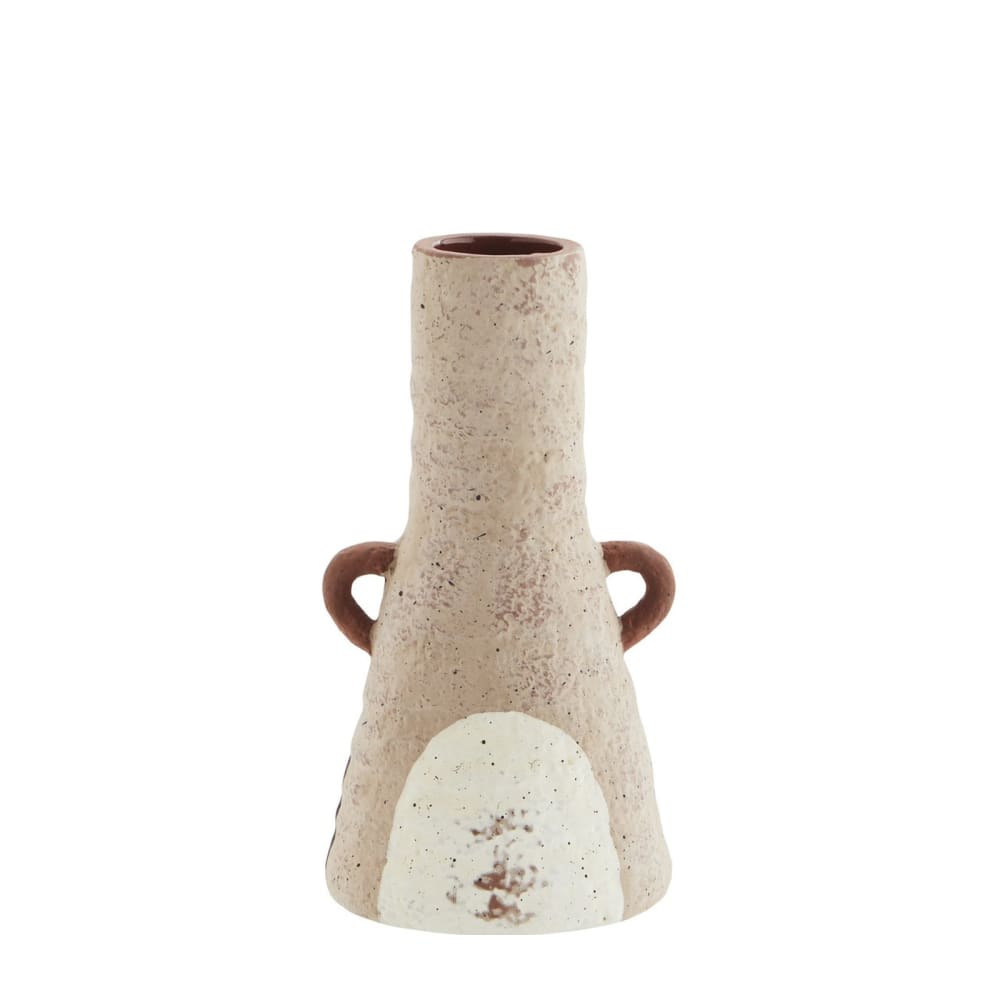 Vase en grès multicolore H15