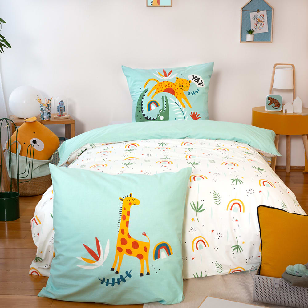 Housse de couette 140x200 + taie coton