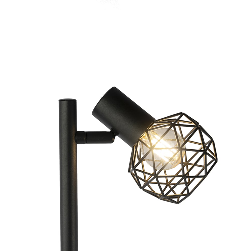 Lampadaire en acier noir — vue 3