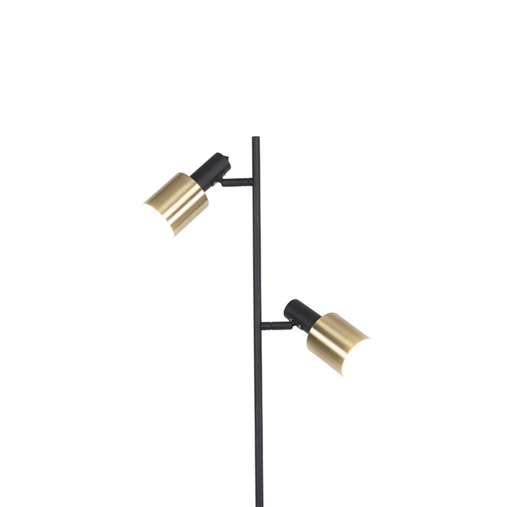 Lampadaire en acier laiton — vue 3