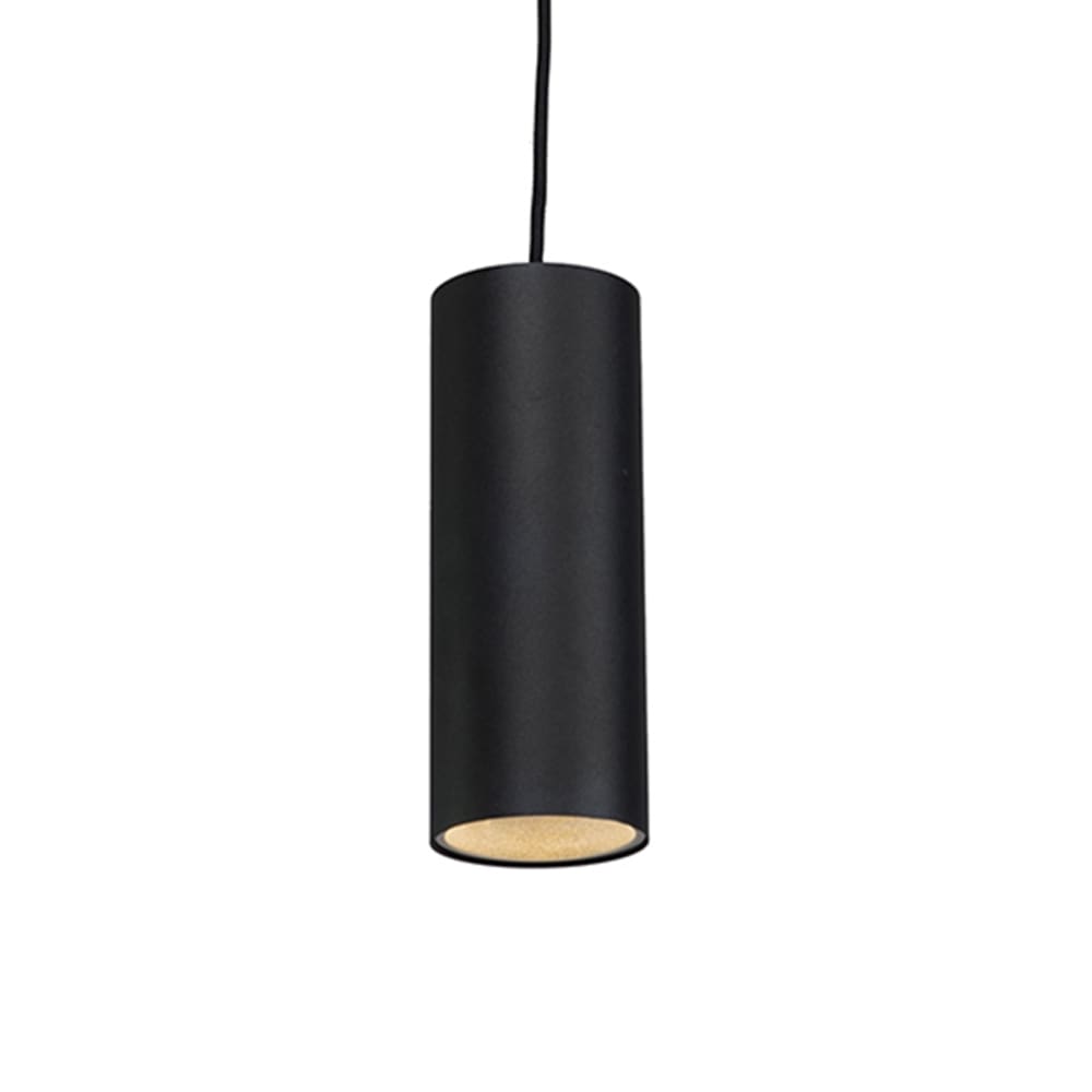 QAZQA Pendelleuchte aus Aluminium, schwarz style modern - Aluminium
