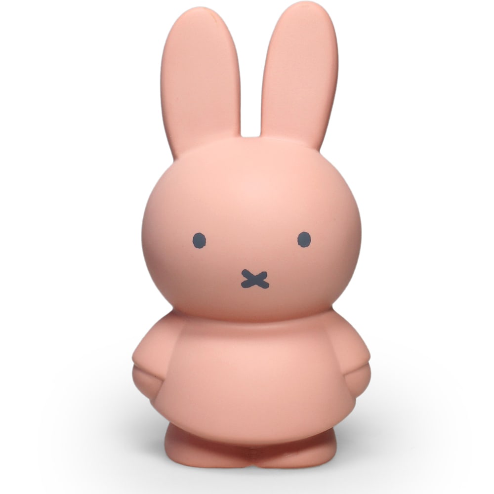 Atelier Pierre Tirelire Miffy Warm 18 cm rose style contemporain Rose Pvc - Poly Chlorure De Vinyle - 9x10x19cm