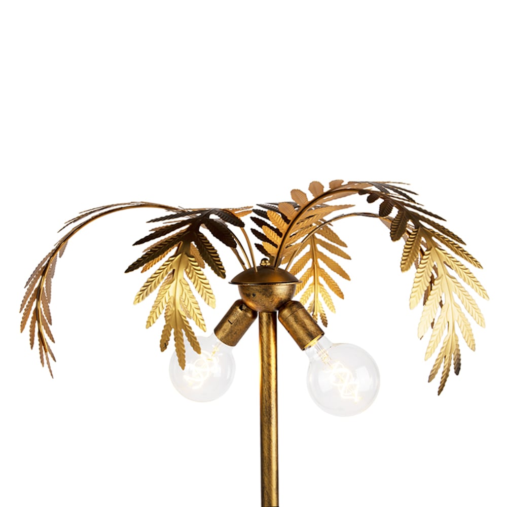 Lampadaire en métal doré/laiton — vue 3