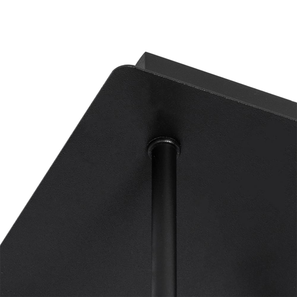 Plafonnier en verre noir — vue 3