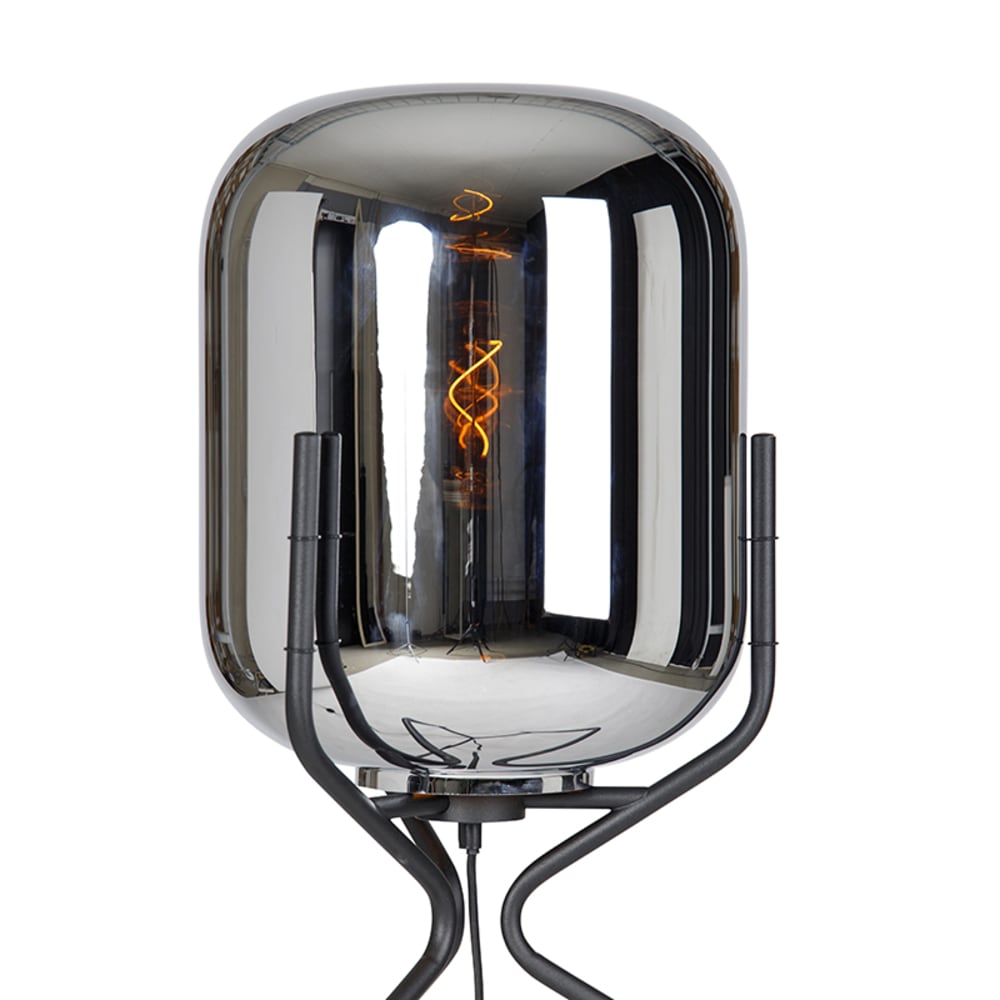 Lampadaire en verre noir — vue 3