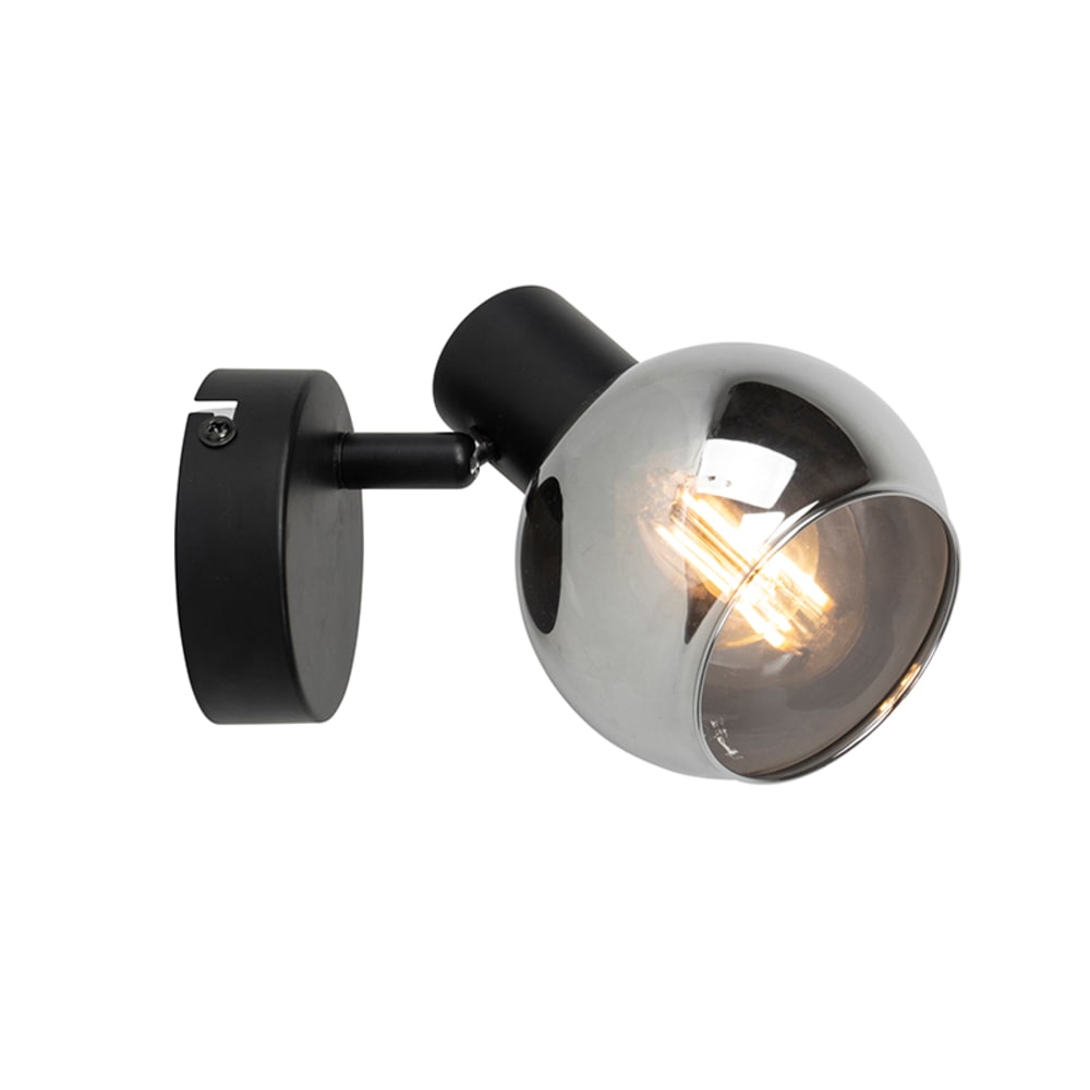 Spot murale en verre noir — vue 3