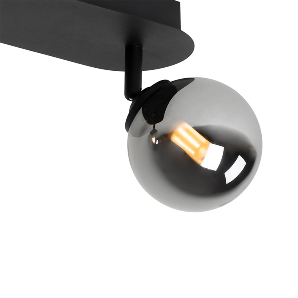 Spot plafond en verre noir — vue 3