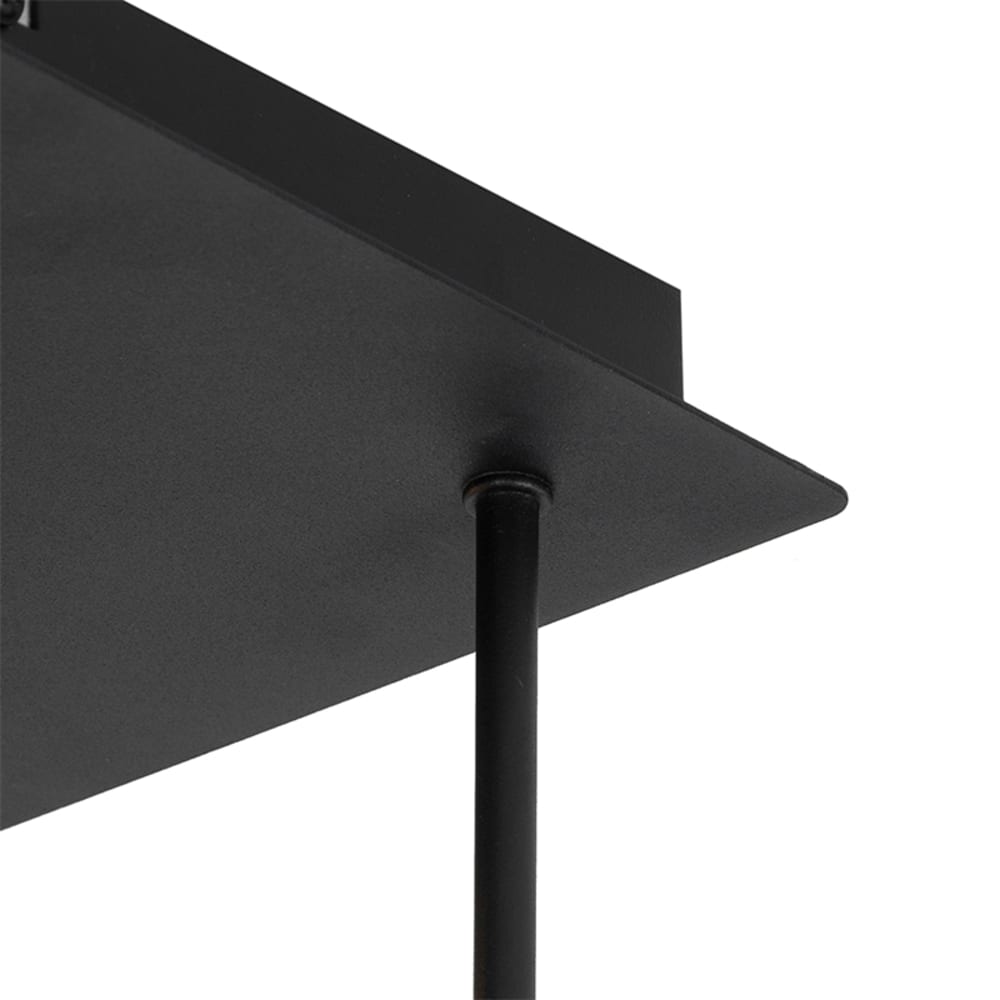 Plafonnier en verre noir — vue 4