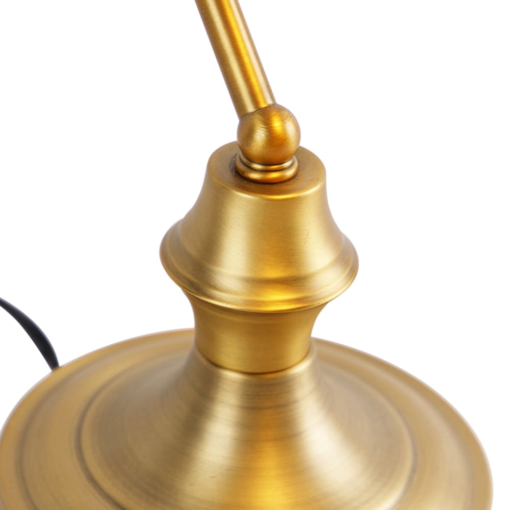 Lampe de table en verre jaune — vue 4