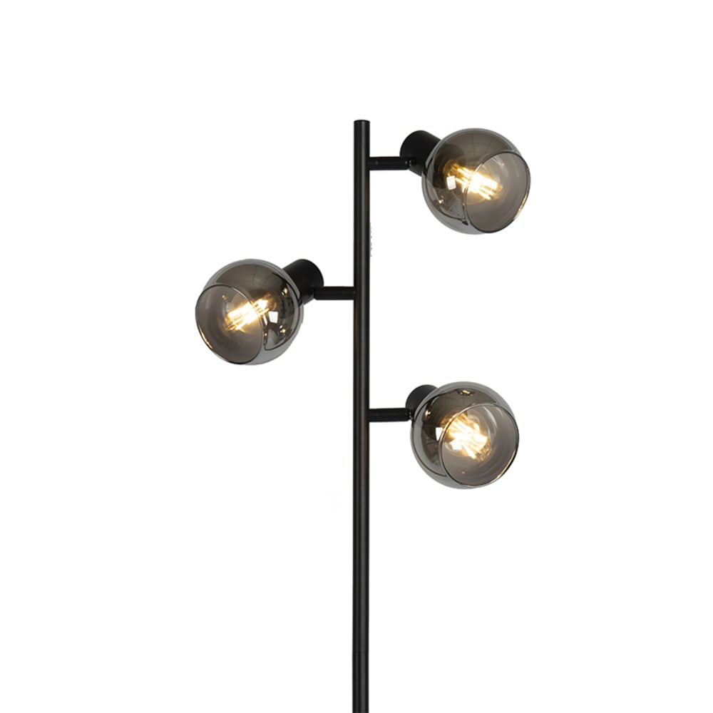 Lampadaire en verre noir — vue 4