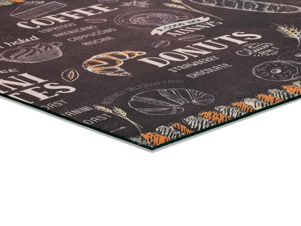 Tapis de cuisine lavable repas multicolore 52x200 cm — vue 4
