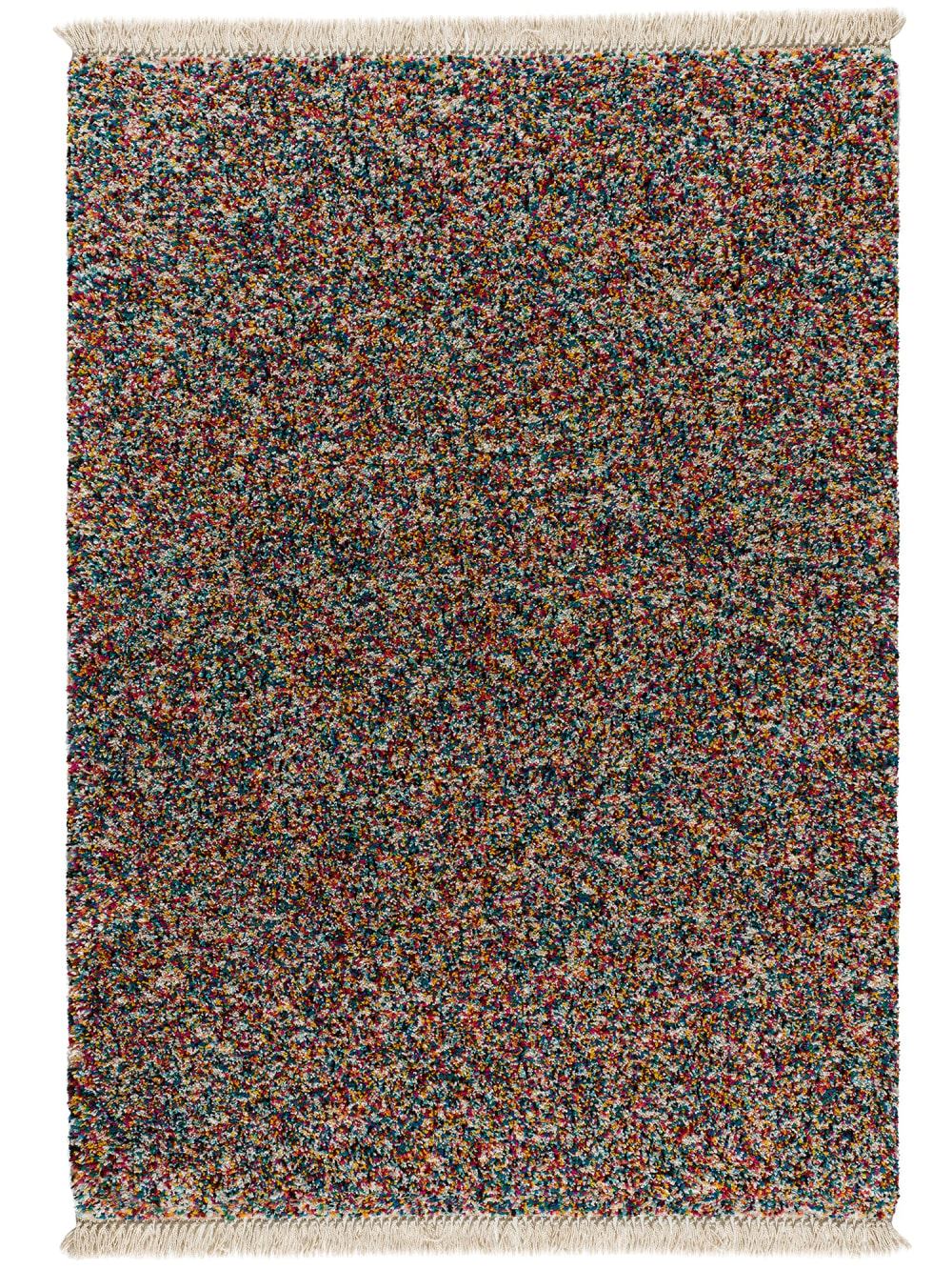 Alfombra shaggy moderna multicolor 120x170 cm