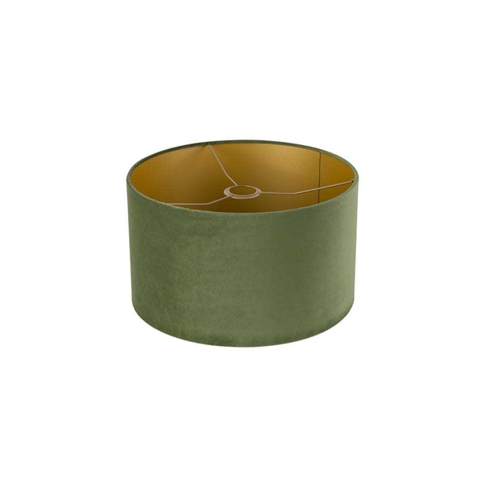 Abat-jour en tissu vert — vue 3