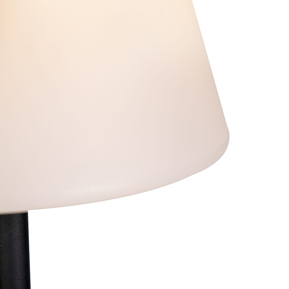 Lampadaire extérieur en acier inoxydable noir - Maisons du Monde
