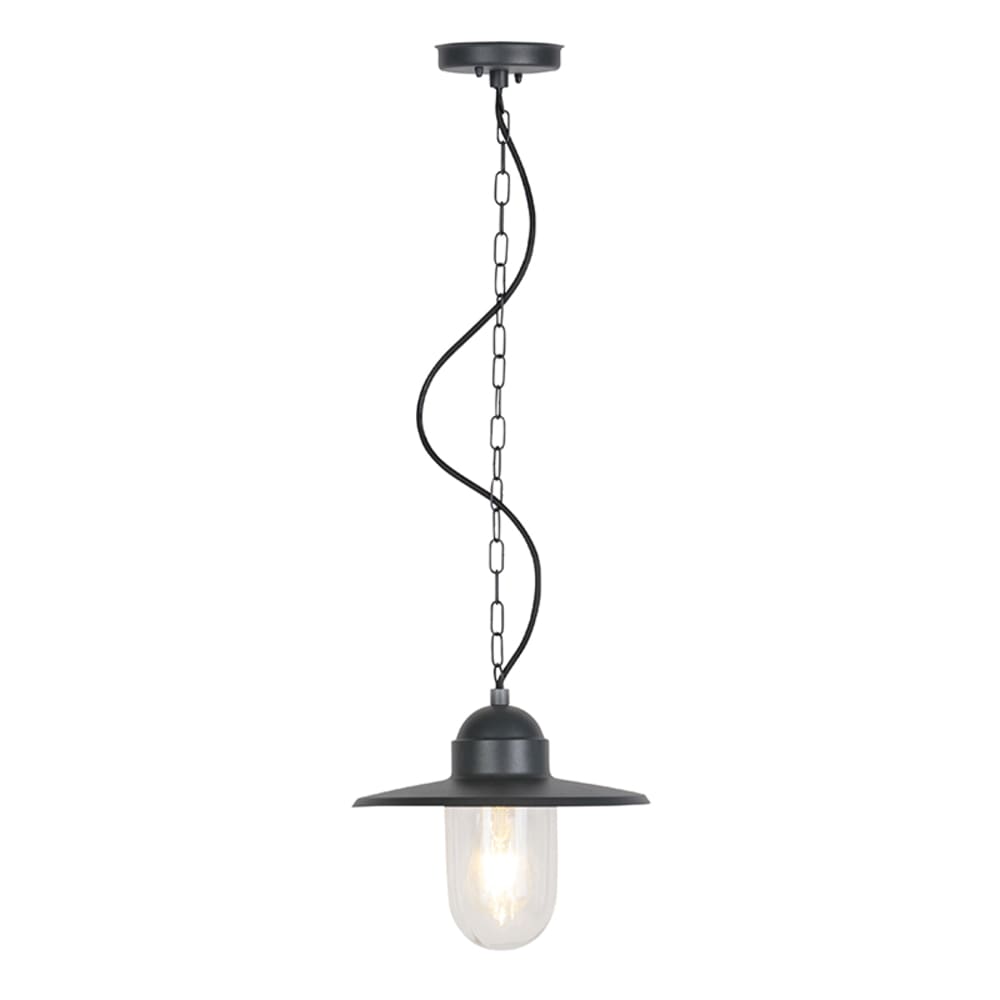 Suspension luminaire extérieur en métal anthracite - Maisons du Monde