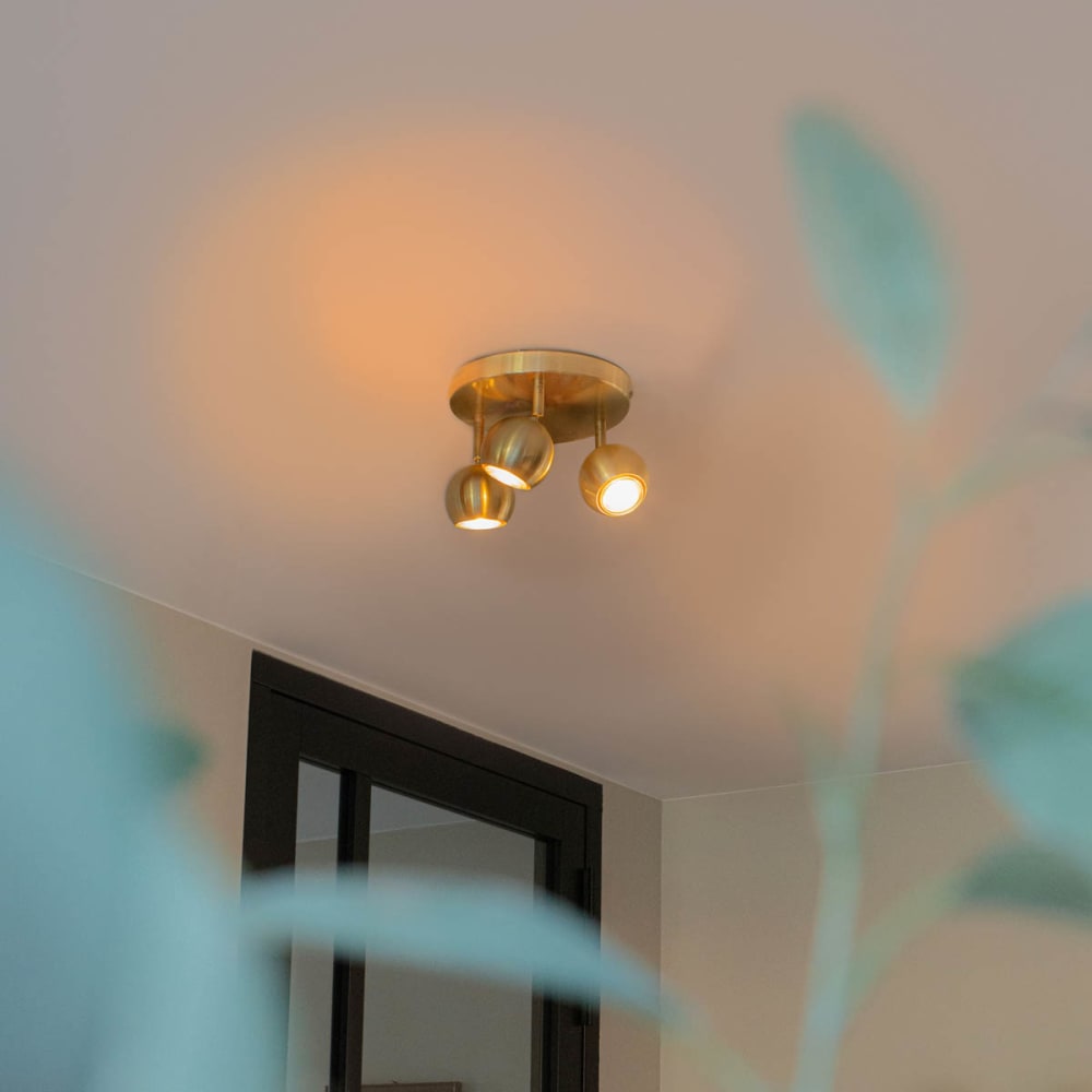 Spot plafond en métal doré/laiton — vue 3