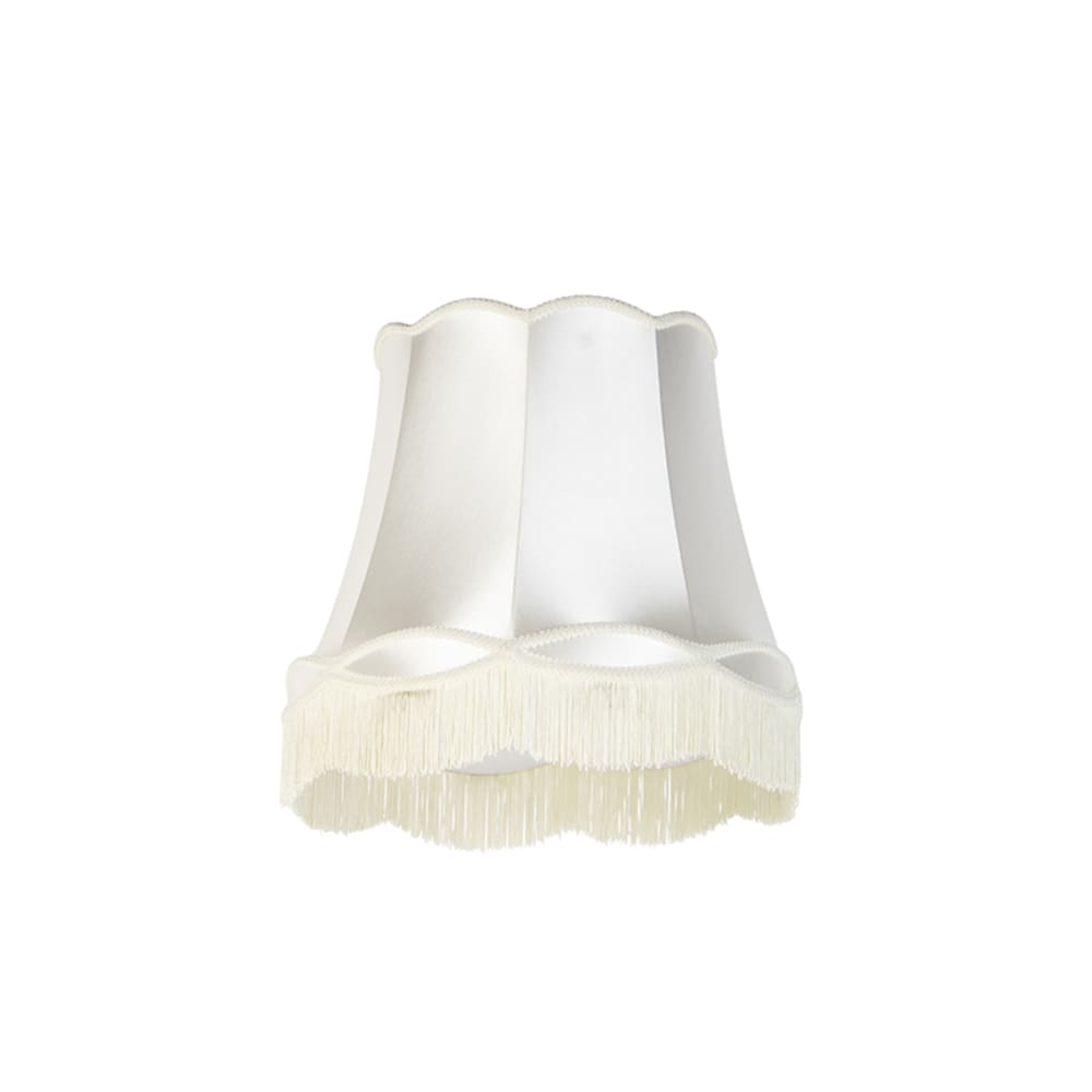 Abat-jour en tissu crème