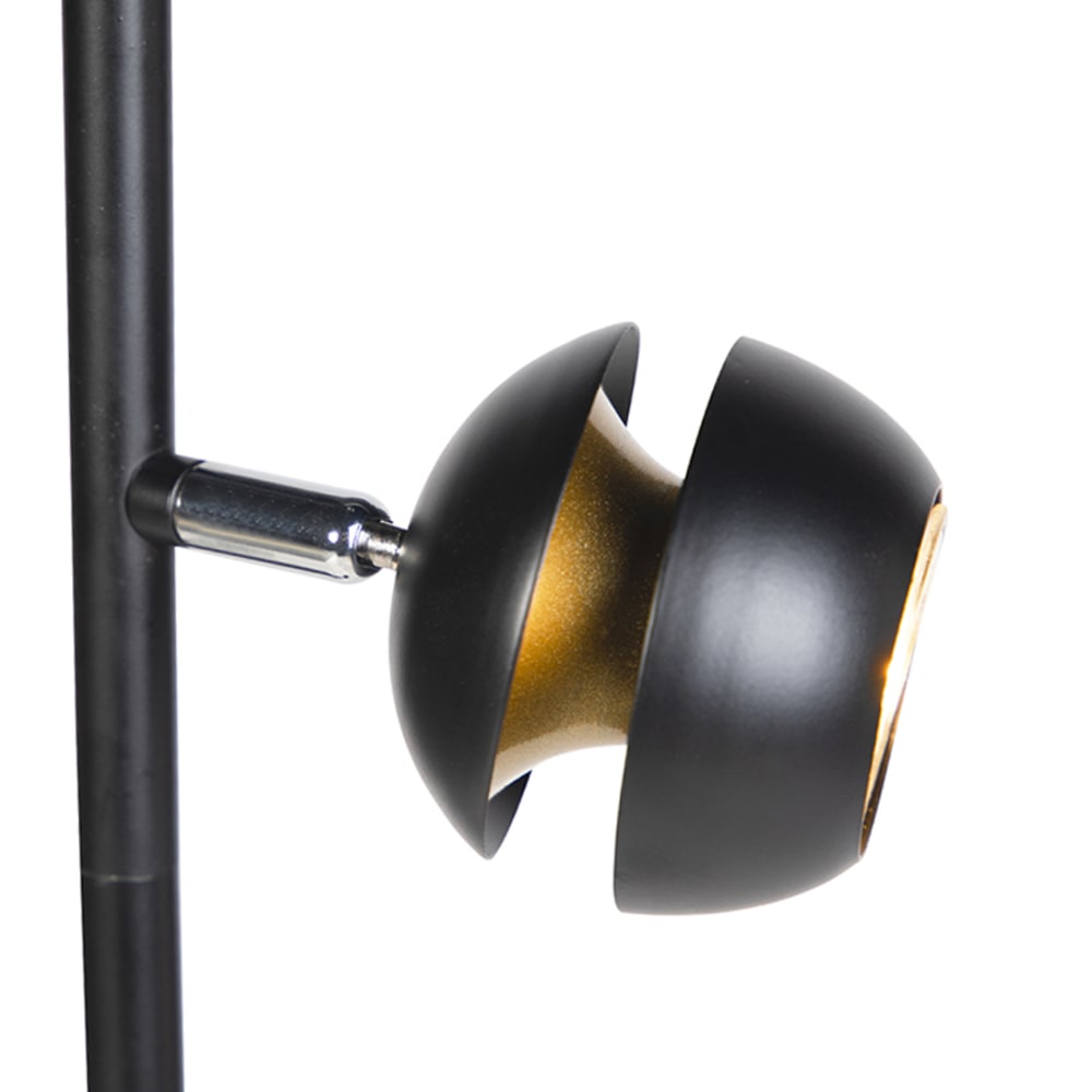 Lampadaire en acier noir — vue 3