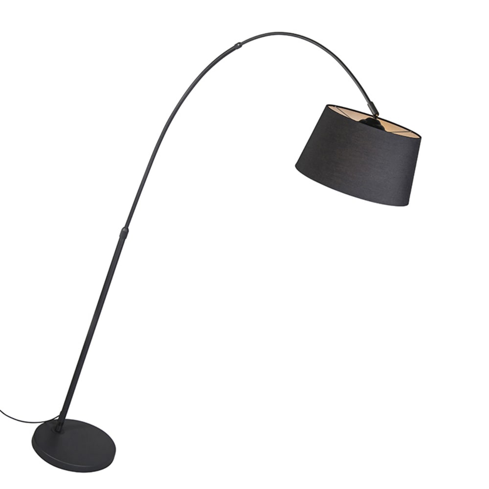 Lampadaire à arc en acier noir - Maisons du Monde