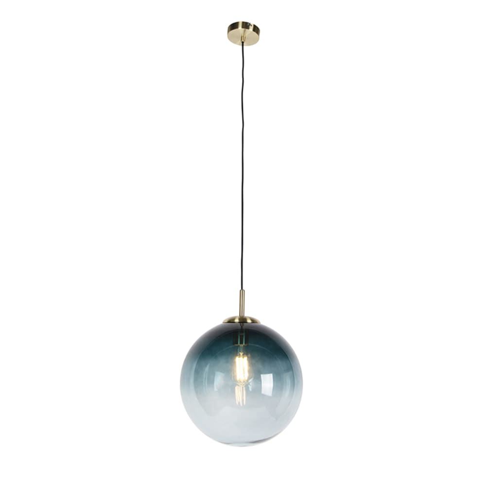 Suspension en verre bleu — vue 3