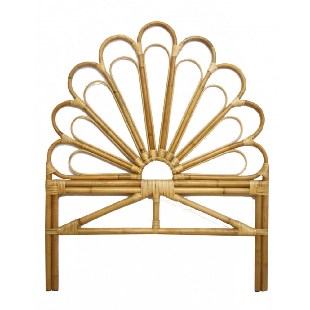Tête de lit rotin naturel 130 x 164 cm