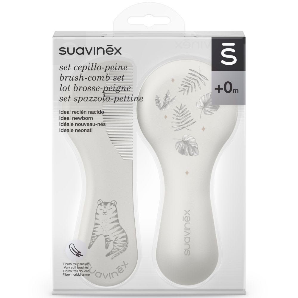 Peigne et brosse (Suavinex) - Image 1