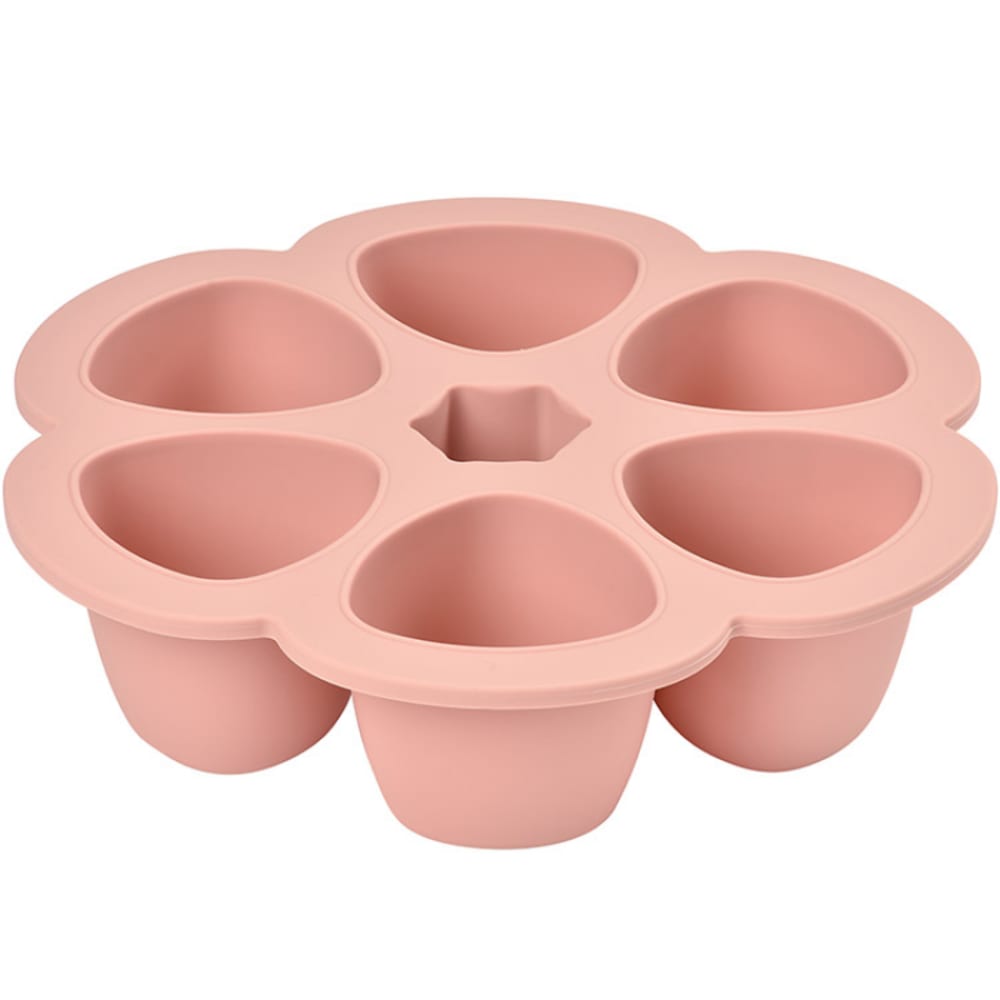 Moule de congélation multi portions silicone rose clair (6 x 90 ml) (Béaba) - Couverture