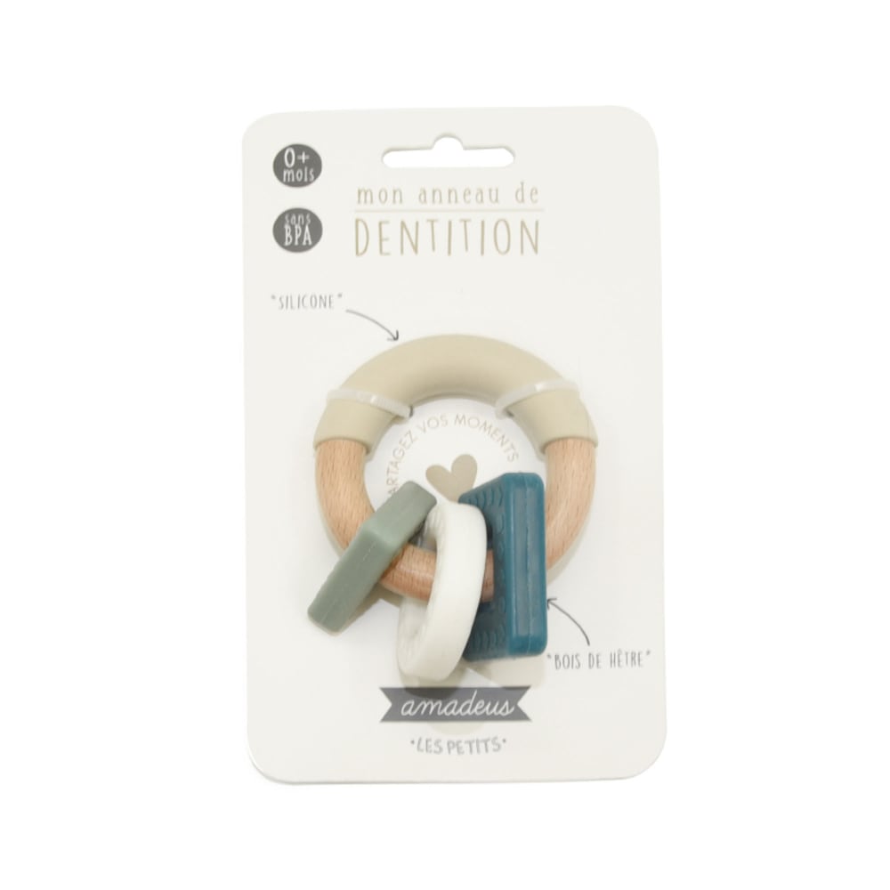 Anneau de dentition bleu et vert - Maisons du Monde