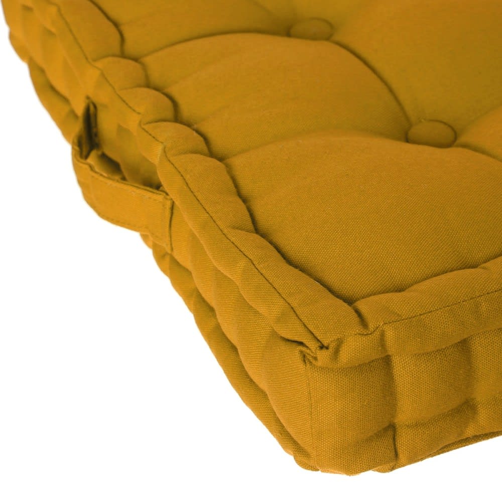 Coussin de sol ocre[ ]cotton[ ]autres - Maisons du Monde