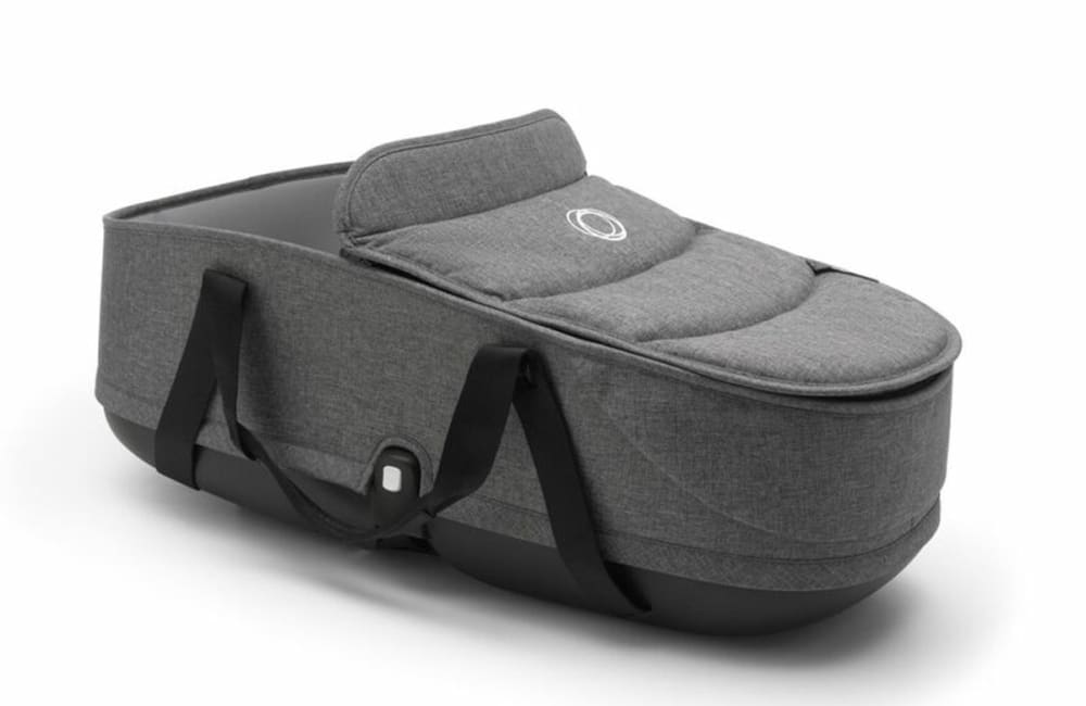 BUGABOO Nacelle poussette gris chiné Gris Pvc - Poly Chlorure De Vinyle - 80x22x36cm