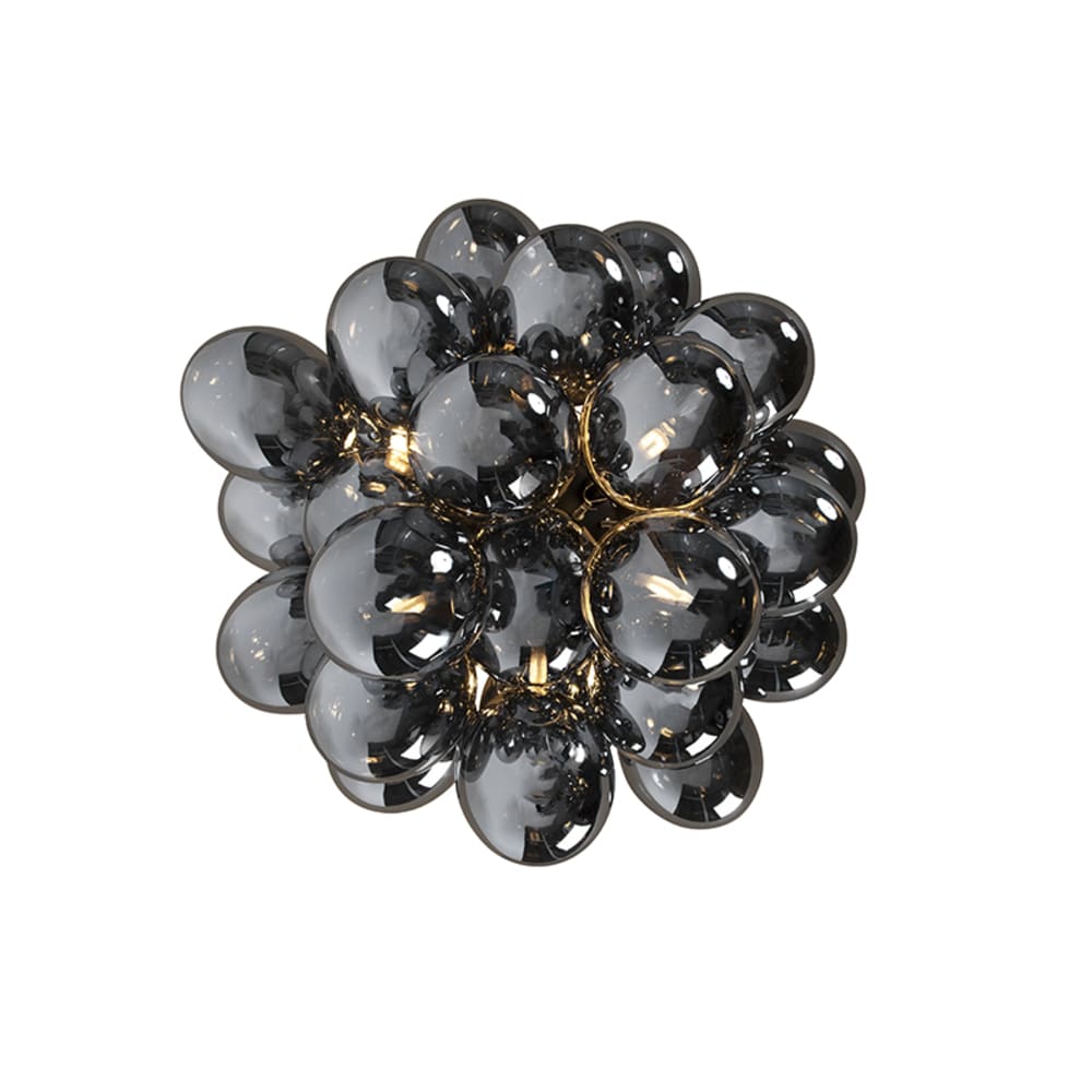 Plafonnier en verre noir — vue 4