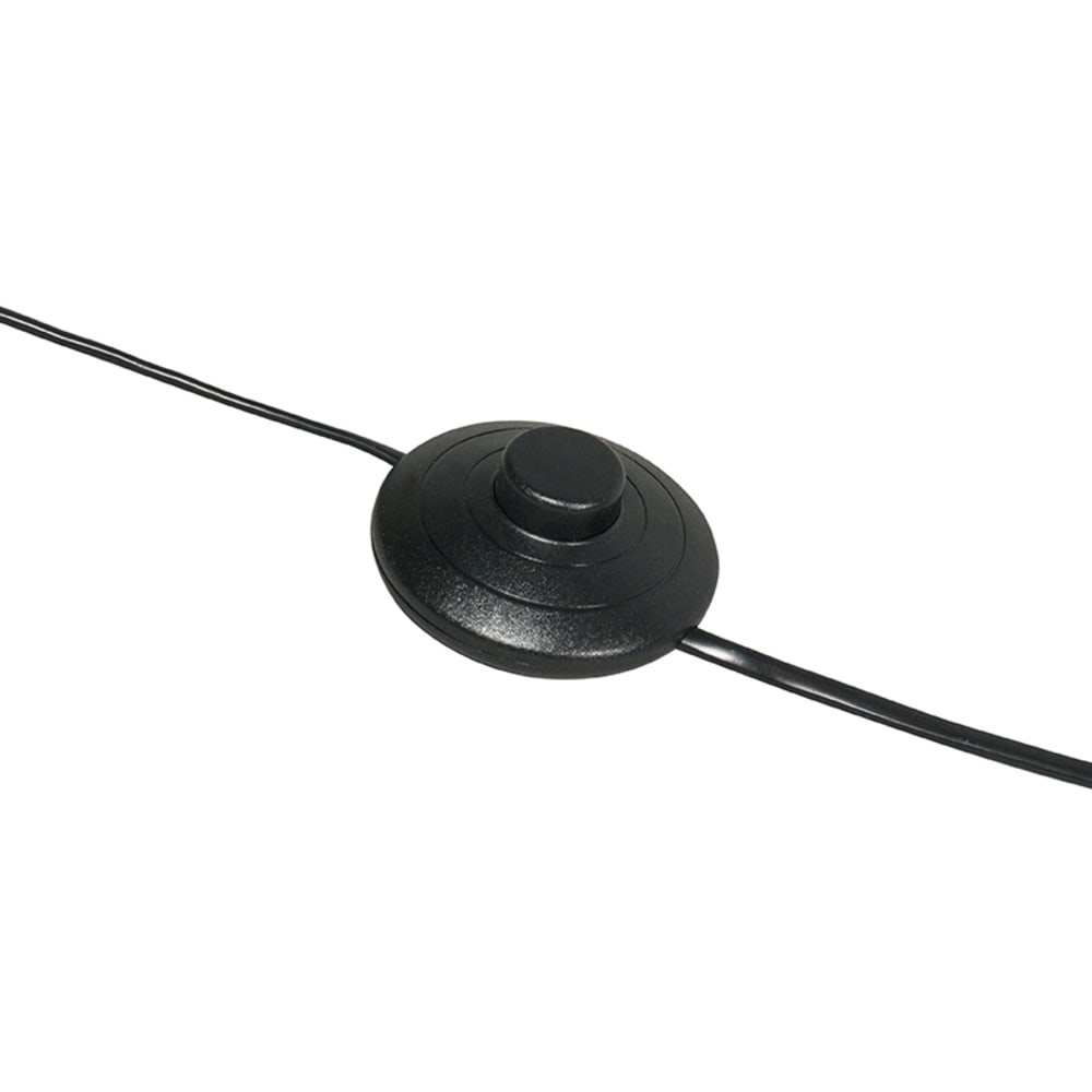 Lampadaire à arc en acier noir — vue 4