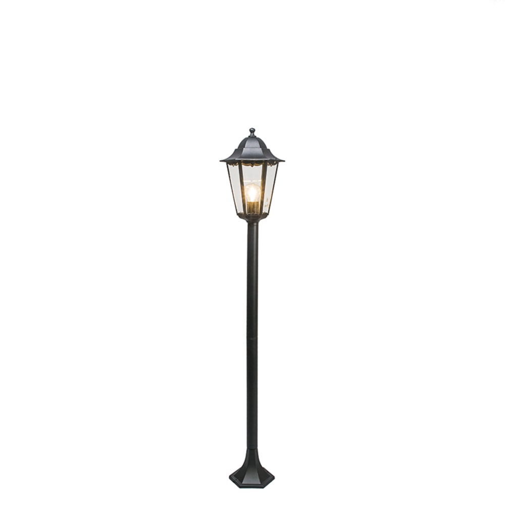 Lampadaire extérieur en aluminium noir