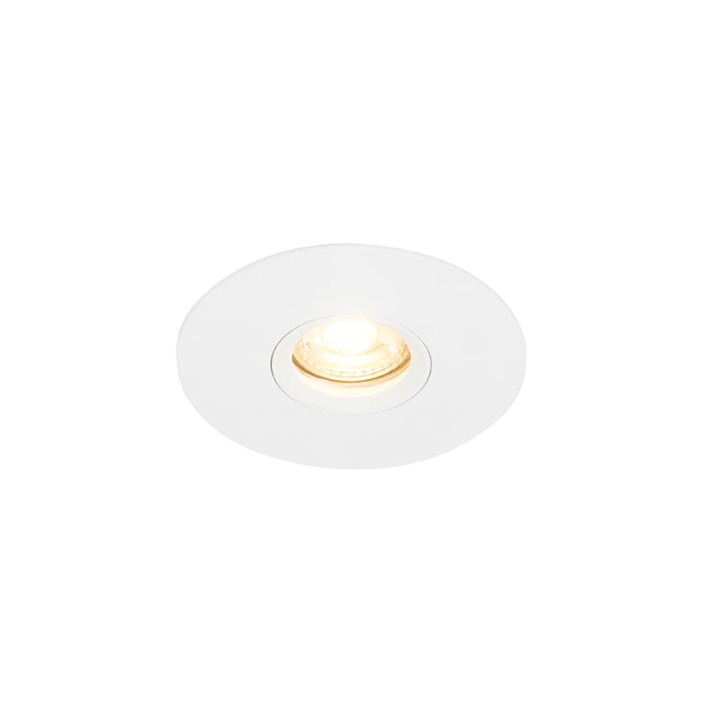 QAZQA Einbaustrahler weiß 12 cm style modern - Aluminium